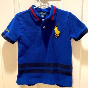 Big Pony Cotton Mesh Polo Shirt by Ralph Lauren size 4T